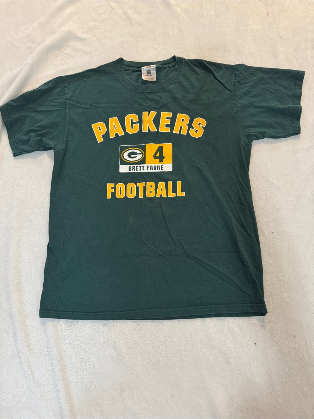 Vintage NFL Size Large Green Bay Packers T-shirt Brett Favre
